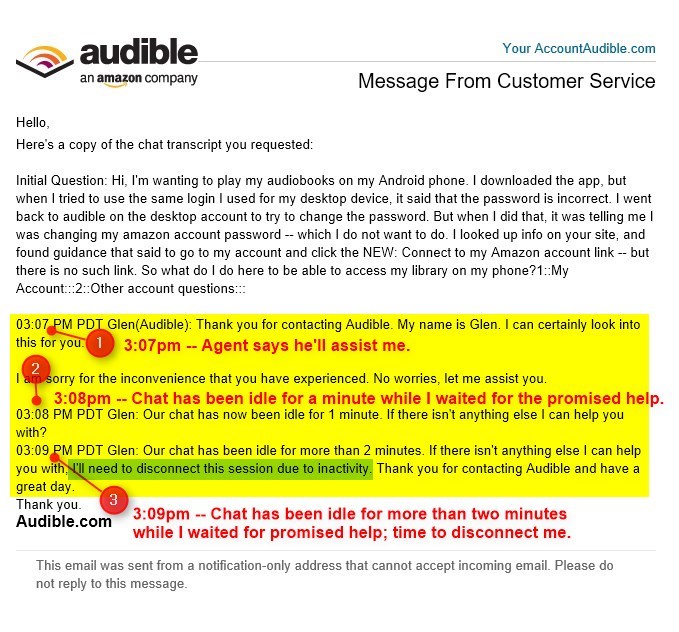 Online chat business killer